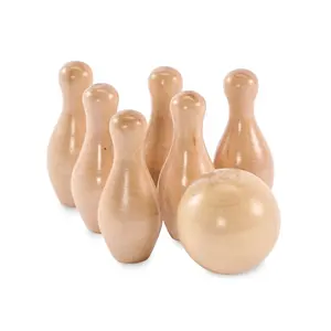 Juego de bolos de madera Bolito, merchandising personalizado - Product Image 4