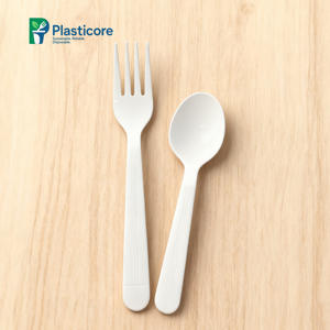 PLASTICORE <span class=keywords><strong>Kit</strong></span> de couverts à bas prix pour la restauration de mariage cuillère jetable fourchette couteau - Product Image 5