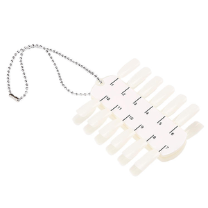 Plateau de présentation double couche pour nail art avec 24 faux ongles, outil d'entraînement pour la pratique du vernis gel UV et des autocollants pour ongles artificiels - Product Image 5