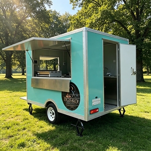 Professional Kebab Fully Equipped Coffee Food Truck VIN Concession Trailer - Product Image 1