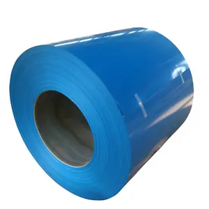 Fornitore cinese di bobina in acciaio rivestito di colore ppgi zincato preverniciato blu cielo ral 5016 0.6mm