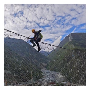 उच्च तन्यता ताकत भूस्खलन बाधाएं रॉकफॉल सुरक्षा निष्क्रिय सुरक्षा प्रणाली - Product Image 3