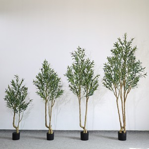 Albero d'Ulivo Artificiale <span class=keywords><strong>per</strong></span> Decorazione d'Interni, Fiore Artificiale <span class=keywords><strong>per</strong></span> Allestimento Scenografico di Centri Commerciali - Product Image 1