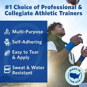 Enveloppe vétérinaire autocollante, <span class=keywords><strong>bande</strong></span> <span class=keywords><strong>de</strong></span> poignet adhésive auto-adhérente pour sports athlétiques extensibles - Product Image 6