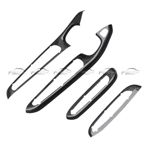 Accesorios Interiores para Automóvil de Fibra de Carbono para BMW E46 M3 2DR 1998-2004, Molduras para Manijas de Puerta Interiores, Estilo Automotriz - Product Image 4