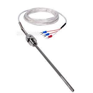 Di chuyển chủ đề PT100 cảm biến nhiệt độ ba dây bạch kim kháng nhiệt 3-Core mạ bạc cảm biến nhiệt độ - Product Image 1