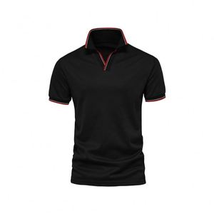 Polo de Golf de Manga Corta Personalizado de Alta Calidad, Camisetas Polo con Cuello en V para Hombre y Mujer - Product Image 1