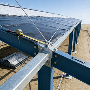 Establo prefabricado de estructura de acero para ganado lechero, edificio para granja ganadera con estructura de acero. - Product Image 1