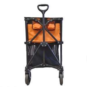 Đôi Decker thép không gỉ ráp toa xe giỏ hàng công suất lớn Heavy Duty cắm trại giỏ hàng Gấp xe đẩy cho các công cụ - Product Image 2