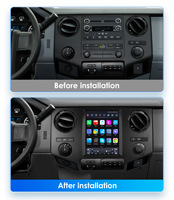 Radio con Pantalla Táctil Android de 9.7 Pulgadas CARUPEZ para Ford F250/F350/Duty/F450/F650 2009-2016, GPS, Cámara de Reversa, 1 Año de Garantía, 8 Núcleos, 7862S, Tarjeta SD