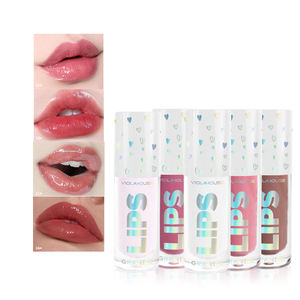 Huile à lèvres Marque privée Gloss à lèvres bio personnalisé Nourrissant Volumateur Huile à lèvres repulpante extrêmement hydratante - Product Image 1