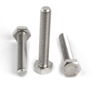 Stainless <strong>Bolt</strong> and Nut DIN 933 304 Stainless Steel A2-70 Hex <strong>Bolt</strong> Hexagon Head <strong>Bolts</strong> - Product Image 1