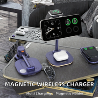 Nouveau produit, chargeur sans fil magnétique multifonctionnel industriel, refroidissement semi-conducteur, 7,5 W, iPhone pour support de chargeur