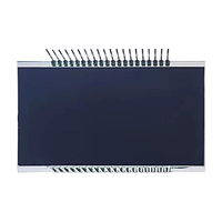 Pantalla LCD Monocromática de 5.5 Pulgadas para Coche Eléctrico, Pantalla Multiplex de 3 Dígitos y 7 Segmentos, VA, Rojo, Verde, Impresión en Serigrafía, Pines Metálicos