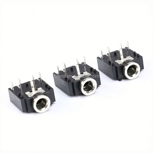 Conector de Audio Estéreo Hembra de 3.5MM, Conector de Audio de 5 Pines para Montaje en PCB, Conector de Audio 3F07 de Dos Canales PJ-307 - Product Image 2