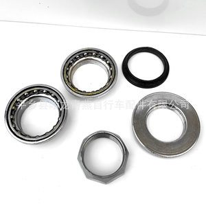 Kit de 7 pièces pour fourche de vélo 25,4 mm en acier argenté, support de guidon durable, pièces de cyclisme, fabriqué en Chine - Product Image 4