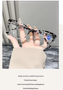 Nuevas <span class=keywords><strong>Gafas</strong></span> <span class=keywords><strong>de</strong></span> Lectura Elegantes con Protección Anti Luz Azul y Alta Definición, Hechas en China para Personas <span class=keywords><strong>de</strong></span> Mediana Edad y Mayores - Product Image 6