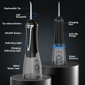 H2ofloss Water Dental Flosser Cordless 5 modalità portatile irrigatore orale IPX7 Waterproof dents Cleaner per viaggi a casa - Product Image 2