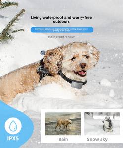 रिचार्जेबल इलेक्ट्रिक कुत्ता प्रशिक्षण कॉलर नियंत्रण बीप कंपन शॉक के लिए वाटरप्रूफ आईपी 5 20 घंटे बैटरी जीवन - Product Image 4