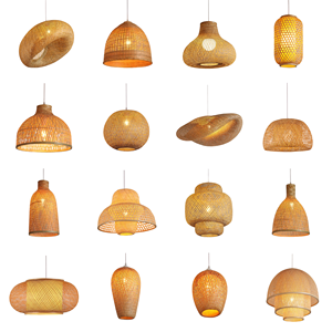 Lampes suspendues modernes faites à la main en rotin plafonnier en <span class=keywords><strong>bois</strong></span> <span class=keywords><strong>suspension</strong></span> <span class=keywords><strong>lanterne</strong></span> en bambou <span class=keywords><strong>suspension</strong></span> pour la décoration intérieure éclairage - Product Image 5