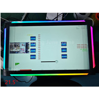Monitor de Pantalla Táctil de 21.5 Pulgadas, Máquina de Juegos de Habilidad, Pantalla Táctil FHD, Puertos VGA RS232, LED Ajustable