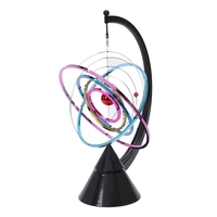 Kit scientifique de décor de bureau, Art cinétique, système solaire, planètes, bureau Mobile, jouet