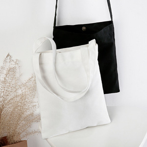 Vải Tote Túi vai gấp túi mua sắm bông túi tùy chỉnh logo - Product Image 2