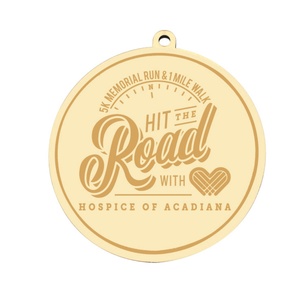 Médaille en bois personnalisée, écologique, ronde, gravée au laser, pour les courses de triathlon, de marathon et de course à pied, souvenir - Product Image 4