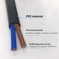Precio de fábrica Cable de cobre aislado de PVC 4core 20/18AWG Conductor trenzado revestido de construcción flexible MOQ Auto industrial