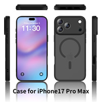 Coque de téléphone magnétique antichoc mate à trous fins pour Apple iPhone 18 Pro Max 15 16 17 Air et Samsung S24 S25 S26 Ultra A57