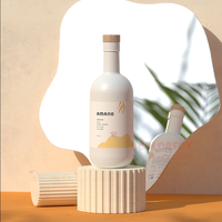 Étiquettes autocollantes en papier blanc imperméable à l'eau avec logo personnalisé étiquettes adhésives pour bouteille de vin de boisson pour whisky et vodka