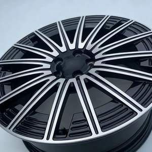 ล้ออัลลอยด์อะลูมิเนียมฟอร์จแบบหลายก้านสีดำเจ็ท ขนาด 20 <span class=keywords><strong>21</strong></span> 22 23 24 นิ้ว แบบปรับแต่งได้ 5x112 5x130 สำหรับรถยนต์ E-Mercedes-Benz - Product Image 4