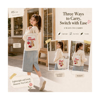 Sac à dos 3-en-1 Teddy Island personnalisé, directement de l'usine, esthétique Kawaii, sac fourre-tout pour filles, idéal pour le quotidien et les voyages