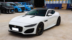 Jagagar F-TYPE अपग्रेड करने के लिए 2014-2019 चार लेंस वाले हेडलाइट्स के साथ फ्रंट बंपर किट - Product Image 5