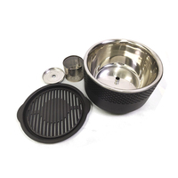 Barbecue Portable en acier inoxydable, Barbecue sans fumée, Barbecue au charbon