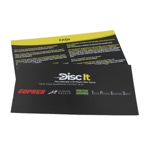 Flyer tri-pliant créatif 200 g/m² 285x135 mm réutilisable, service <span class=keywords><strong>après</strong></span>-vente à prix réduit, marque de mode, anniversaire <span class=keywords><strong>d</strong></span>'entreprise, Chine - Product Image 3