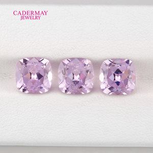 Cadermay Lavender Purple Yttrium Aluminum Garnet Cushion Cut Loose Stone For Jewelry Making - Product Image 1