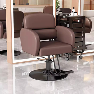 Modern Simple Hydraulic Salon Chair for Haircut Perm <b>Hair</b> <b>Dye</b> with Leather Reclining Beauty Lift for Barbershop <b>Shampoo</b> Styling - Product Image 3
