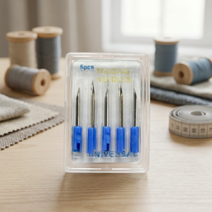 DK-386N 5 aiguilles d'étiquetage en acier standard, manche bleu durable, ajustement universel pour pistolets d'étiquetage - Product Image 3