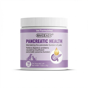 Suplemento para la Salud del Páncreas <span class=keywords><strong>de</strong></span> Mascotas <span class=keywords><strong>de</strong></span> Marca Privada OEM, Enzima Pancreática, Soporte Digestivo, Tabletas Masticables para Perros y Gatos - Product Image 1