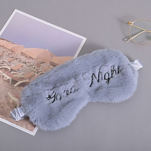 Masque de sommeil en peluche douce Masques pour les <span class=keywords><strong>yeux</strong></span> Dream Sleep Eye Patches Cover Nap Health Eyeshade - Product Image 6