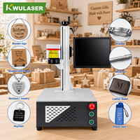 Machine de gravure et de marquage au laser CO2 de bureau avancée, imprimante laser non métallique, marquage permanent rapide, artisanat, cadeaux, bambou, céramique