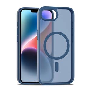 Étui de téléphone PC mat translucide mince de haute qualité pour <span class=keywords><strong>iPhone</strong></span> <span class=keywords><strong>12</strong></span> 16 Pro Max 17-Couverture unie magnétique noire rose blanc de bonne qualité - Product Image 5