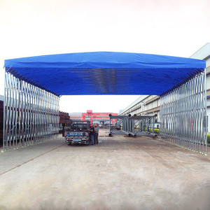 Tienda de campaña con sombreado de tela de PVC personalizada, Tienda Móvil de empuje con ruedas y dispositivos de fijación, venta al por mayor - Product Image 5