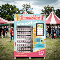 Distributeur automatique intelligent de smoothies, très demandé, avec écran tactile SDK et paiement multi-mode pour centres commerciaux et parcs d'attractions