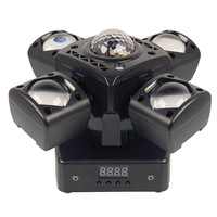 Nouvelle Lampe LED à Tête Mobile Quatre-en-un Effet Boule Magique, Télécommande DMX512, Laser Stroboscopique à Haute Luminosité, Éclairage à Faisceau - Meilleures Ventes