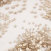 Perles de strass souples en résine époxy de soie de 5 mm à dos plat avec trou central à coudre pour la fabrication de bracelets ajustables et la fourniture de composants de bijoux