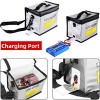 Grande capacité ignifuge anti-déflagrant fermeture à glissière pochette Lipo batterie stockage coffre-fort garde usage spécial sacs étuis