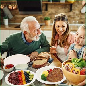 Bol à salade écologique jetable biodégradable compostable en pulpe de bagasse de canne à sucre 16OZ - Utilisation pour les fêtes, imperméable et résistant à l'huile - Product Image 4