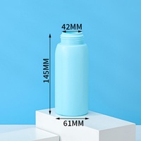 Flacon pompe en plastique rose et bleu personnalisé de 250 ml pour savon mousse, lotion, après-shampoing et shampoing